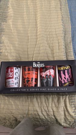 The Beatles Collector’s Series Pint Glass 4 Pack