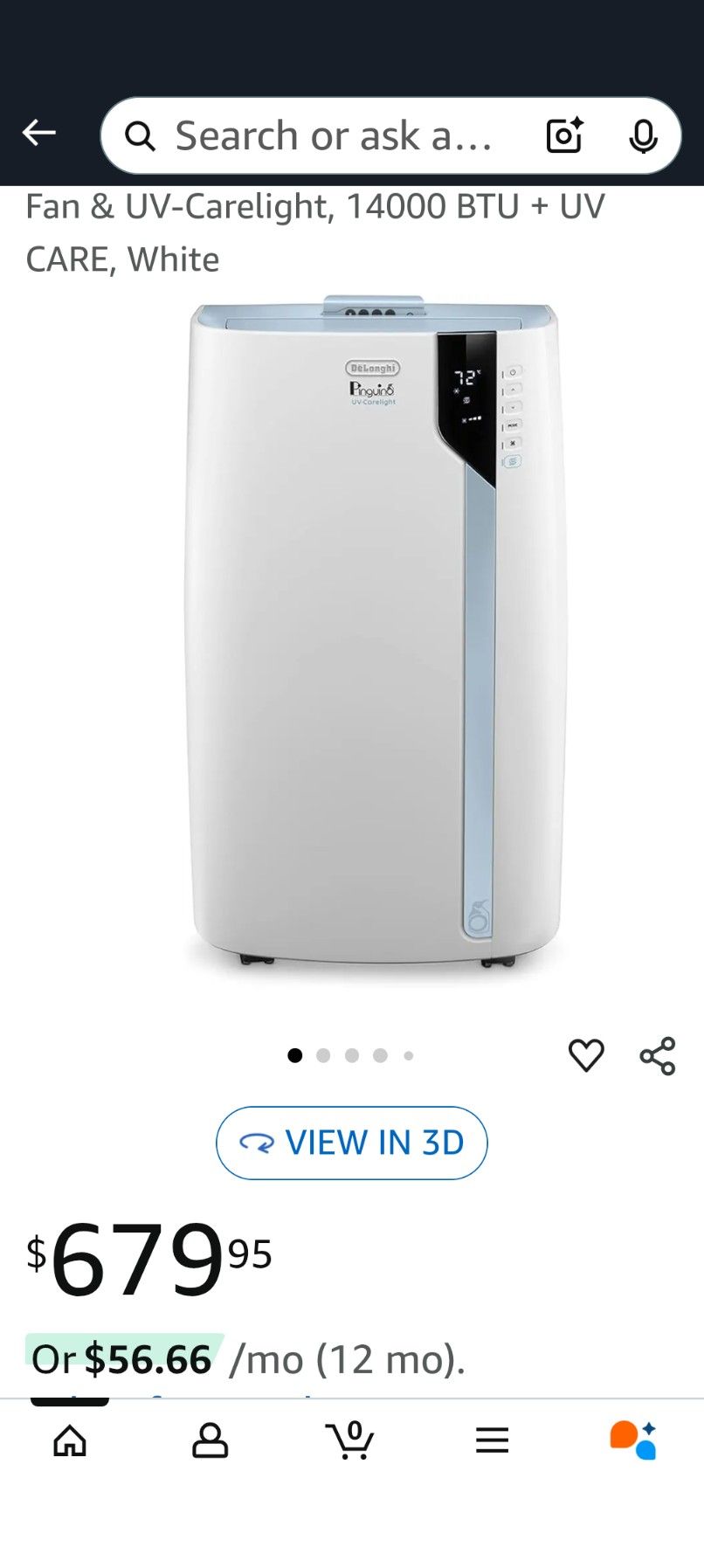 Delonghi Portable Air Conditioner