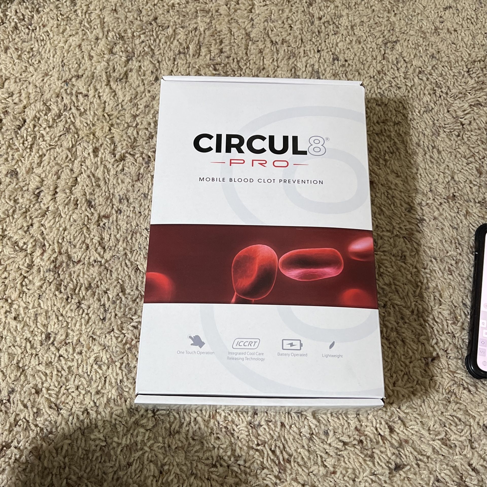 Circul8 Pro Mobile Blood Clot Portable Prevention Mod 08-0027 Tested