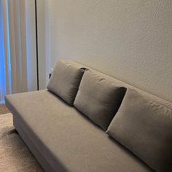 Grey Couch/ Futon 