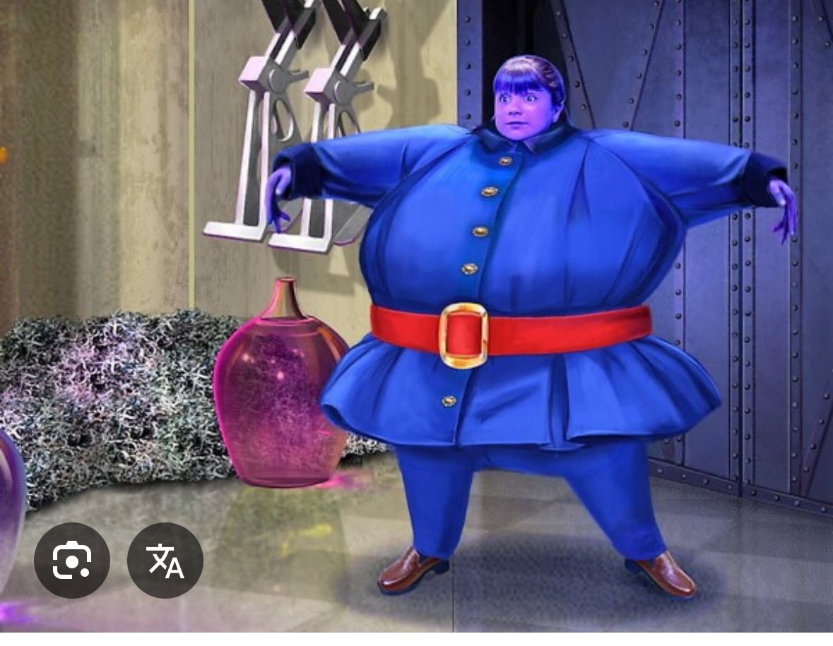 DIY Violet From Willy Wonka Maternity Halloween Costume 