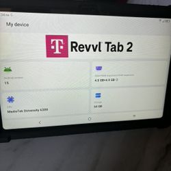 tablet like new t mobile revvl tab 2