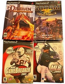 PlayStation 2 Demo Disc Lot 3 sealed collectors