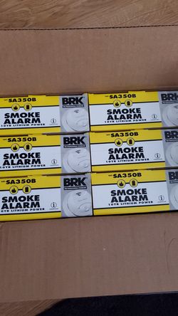 Box of 6 Smoke Detectors