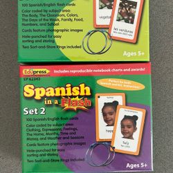 Spanish/English Flash Cards