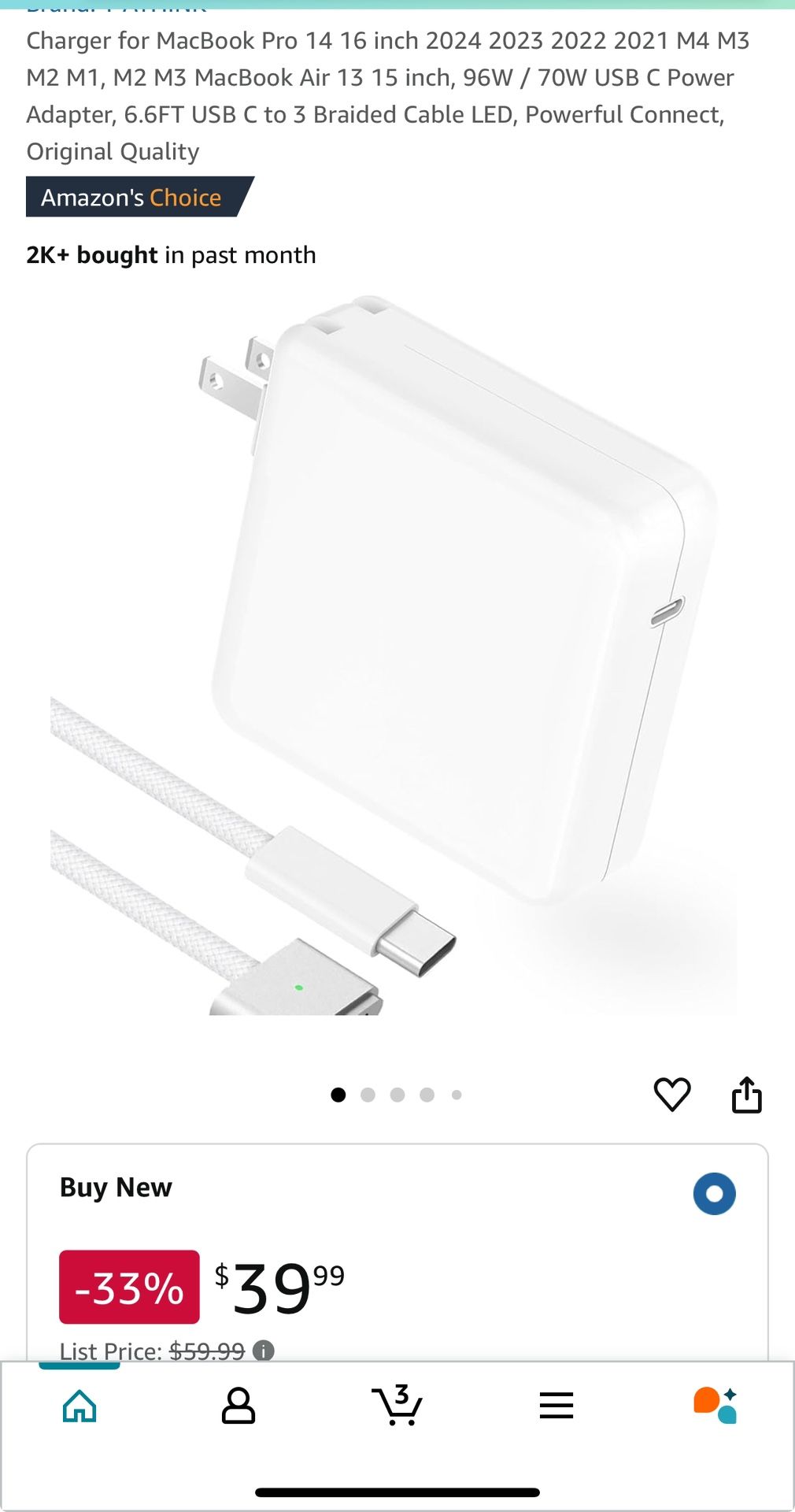 New!MacBook Charger