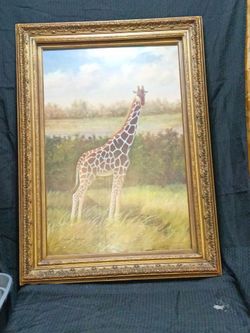 Giraffe painting