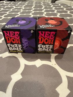 Nee Doh Fuzz Ball Flower Power – Set of 2