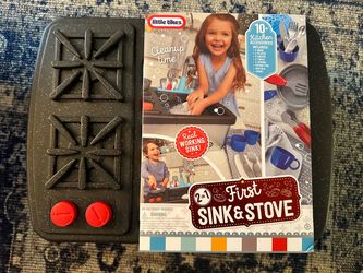 Little Tikes First Real Sink & Stove Realistic Pretend Play Appliance