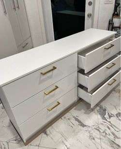 Modern Dresser – 6 Drawers – Matte or Glossy – FREE Delivery  