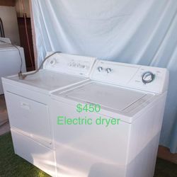 Beautiful Kenmore Washer And Whirlpool Electric Dryer.