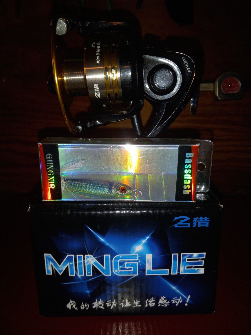Ming Lei Bass Reel And Lurer 
