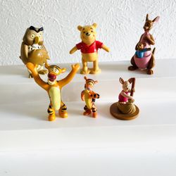 Disney Winnie The Pooh Friends Figurine Lot