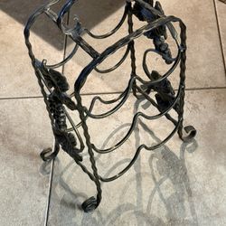 Wrought Iron Bottle Holder
