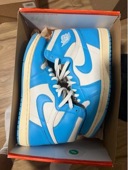UNC Jordan 1 size 10.5