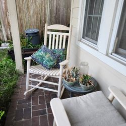 2 X Cream Colored Rocking Chair