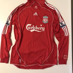 Adidas 07-08 Liverpool FC Fernando “El Niño” Torres #9 Long Sleeve Authentic Jersey — Size Large