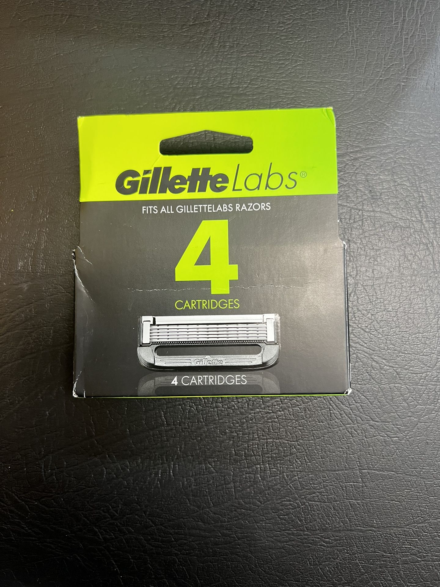 Gillette Labs 5 Blade Refill Cartridges Fits all Gillette Labs Razors - 4 Count