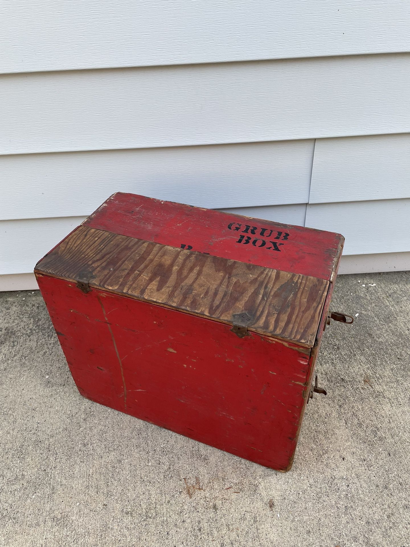 Wood Flip Top & Drawer Tool Box