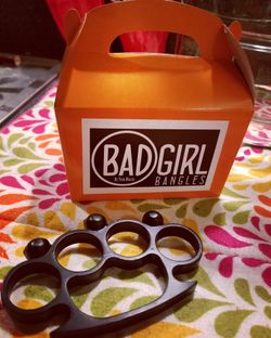 Bracelet Bangle Bad Girl Bangle New Comic Book Art Packaged