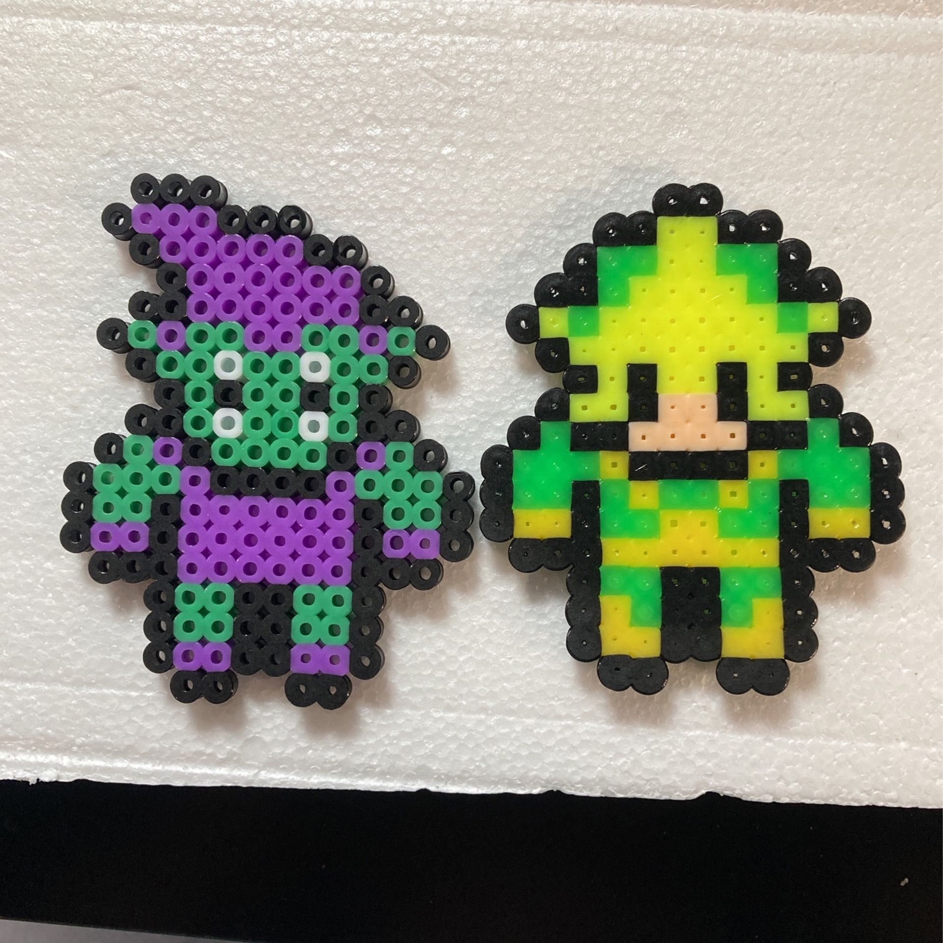 Perler Bead Art - Green Goblin & Electro