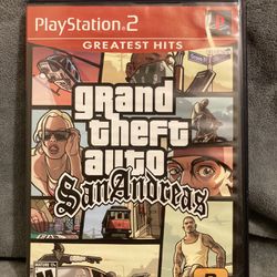 Grand Theft Auto San Andreas For Playstation 2