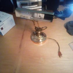 Vintage Brass Desk Lamp