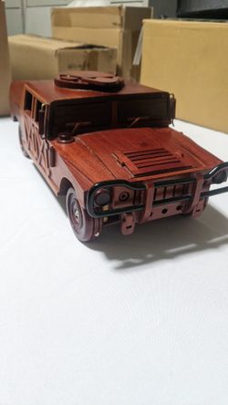 Military Hummer Wood