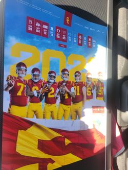 USC Trojans 2026 Football Schedule Poster