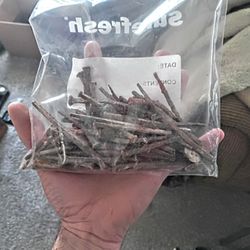 Bag Of Antique Nails Various Sizes 