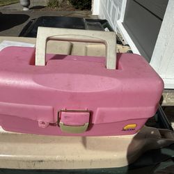 Fishing tackle box.