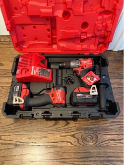 M18 FUEL 18V Lithium-Ion Brushless Cordless Hammer Drill and Impact Driver Combo Kit (2-Tool) with 2 Batteries