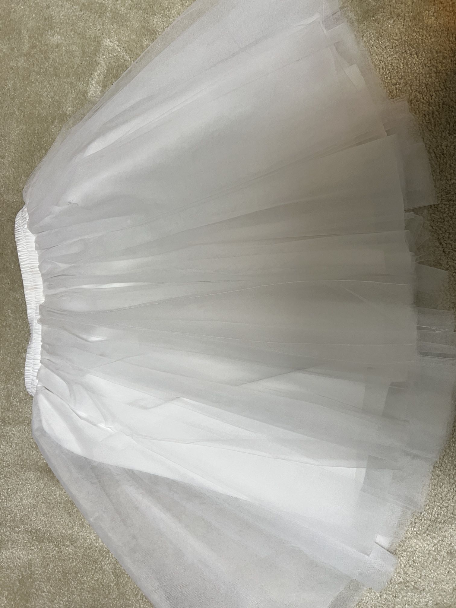 White Tulle Skirt