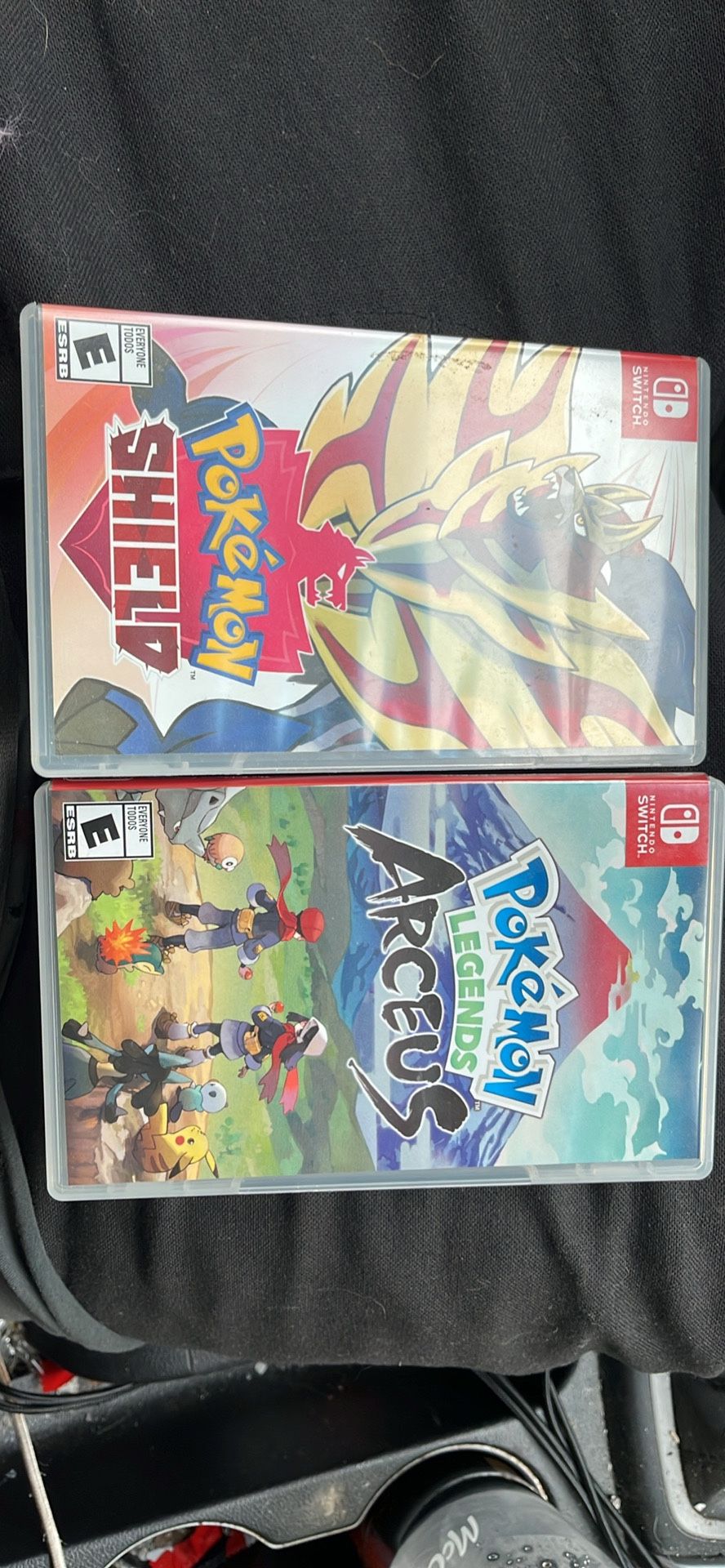Pokemon Shield And Pokemon Arceus Switch Games