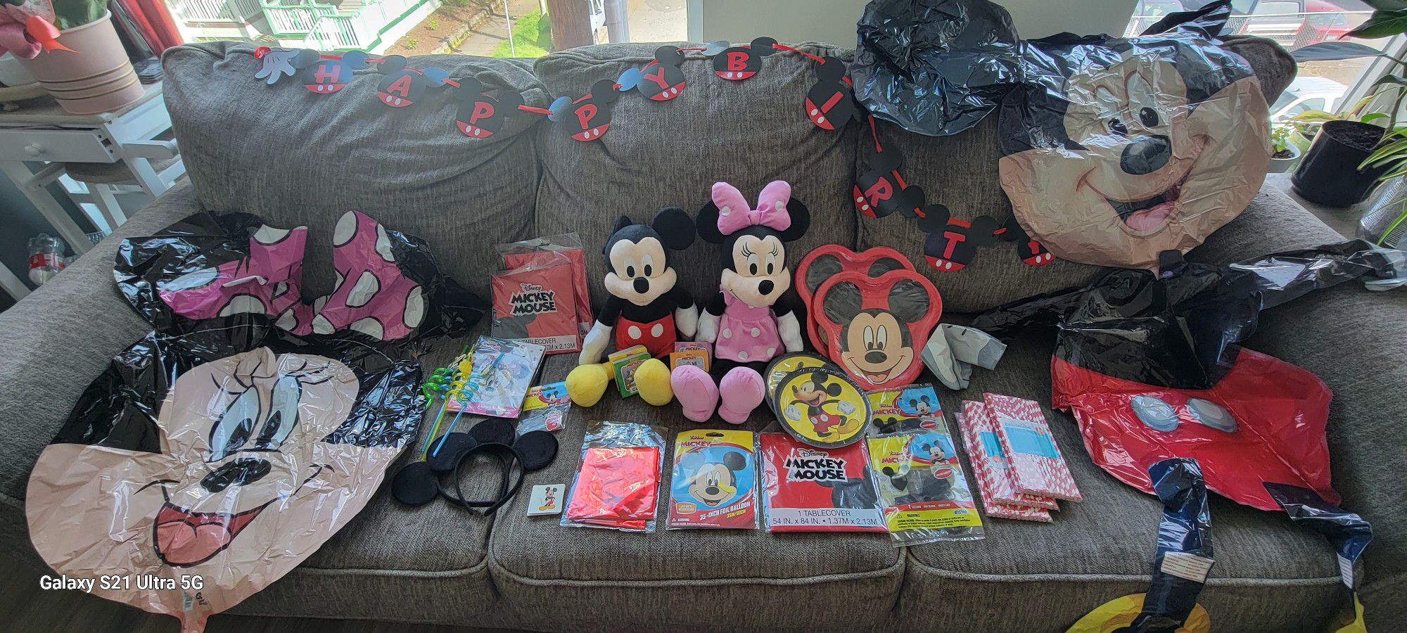 Mickey Mouse Party  Supplies 