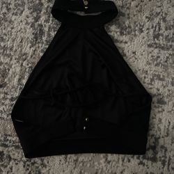 Express Black Halter Top