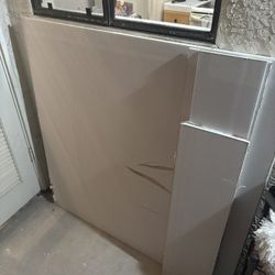 2 pieces of sheet rock