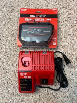 *NEW-* Milwaukee M18 REDLITHIUM Forge HD12.0 Battery and Charger