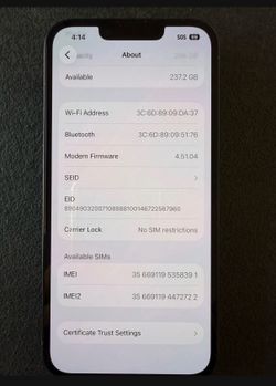 iPhone 14 256GB Unlocked