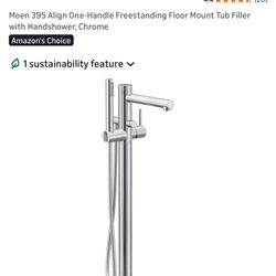 Mown align Freestanding Floor Tub Filler 