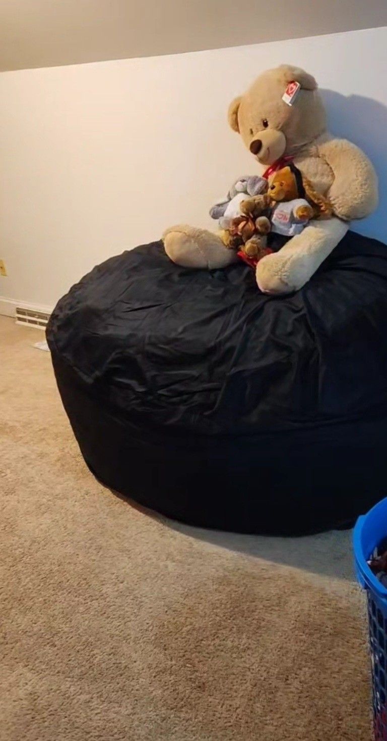 Cozy Bean Bag Chair & Ottoman Set for Sale!