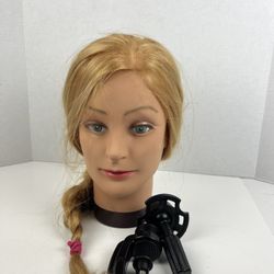 Cosmetology Mannequin Head with Clamp