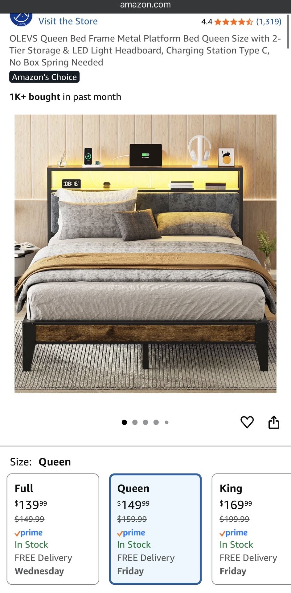 Amazon Bedframe