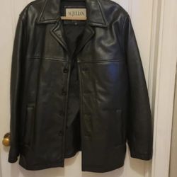 M Julian Black Leather Jacket