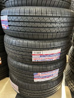 📲✔️235/60/18 vendo set de llantas nuevas América