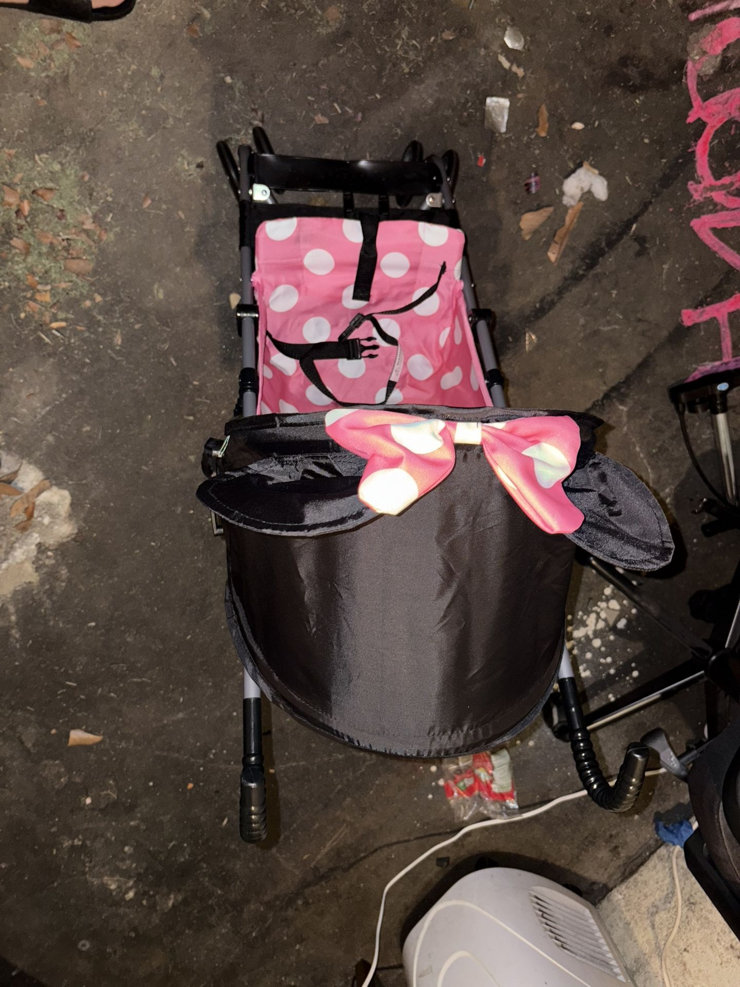 Pink Minni Mouse Stroller