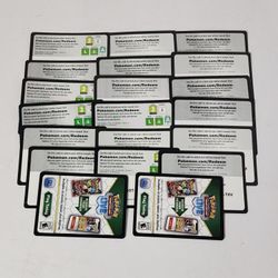 Pokemon LOT x 20 redeem cards For POKEMON TCG LIVE