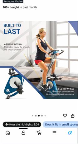 Folding Exercise Bike - Xterra