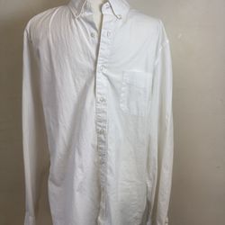 J Crew White Men’s Button Down 