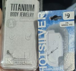 Labret &Nose Jewelry set NEW IN BOX